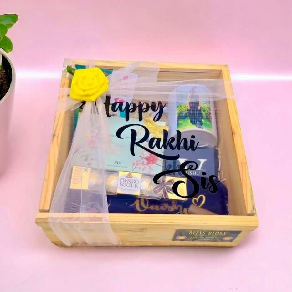 LUXURY CUSTOMISED HAMPER FOR SISITER