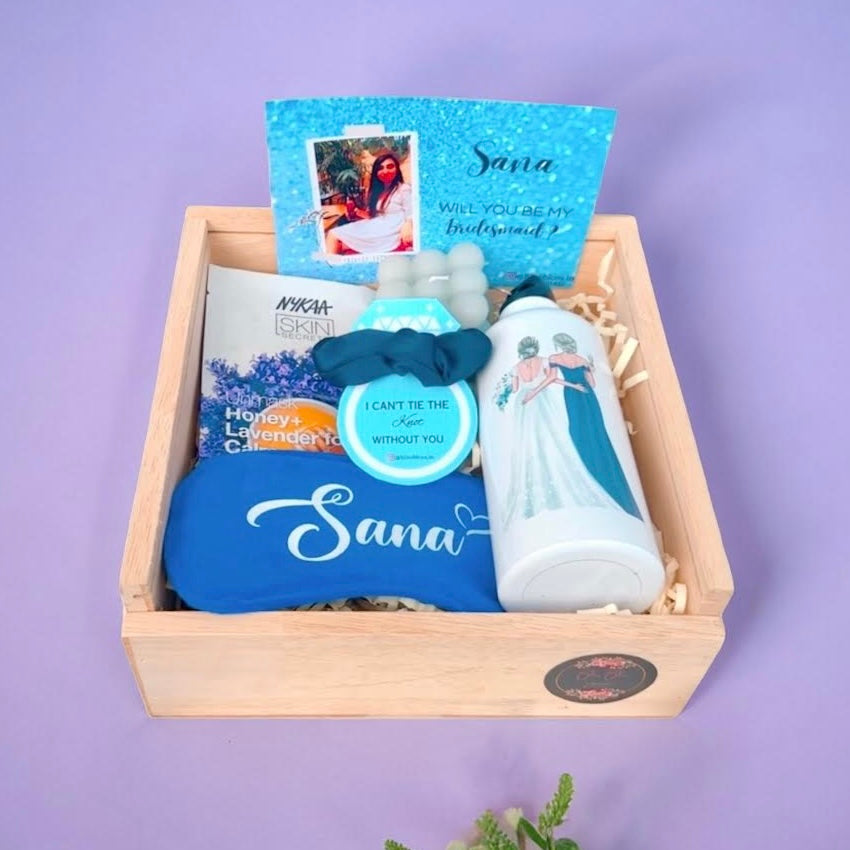 Customised Bridesmaid Hampers for Bride’s Babe