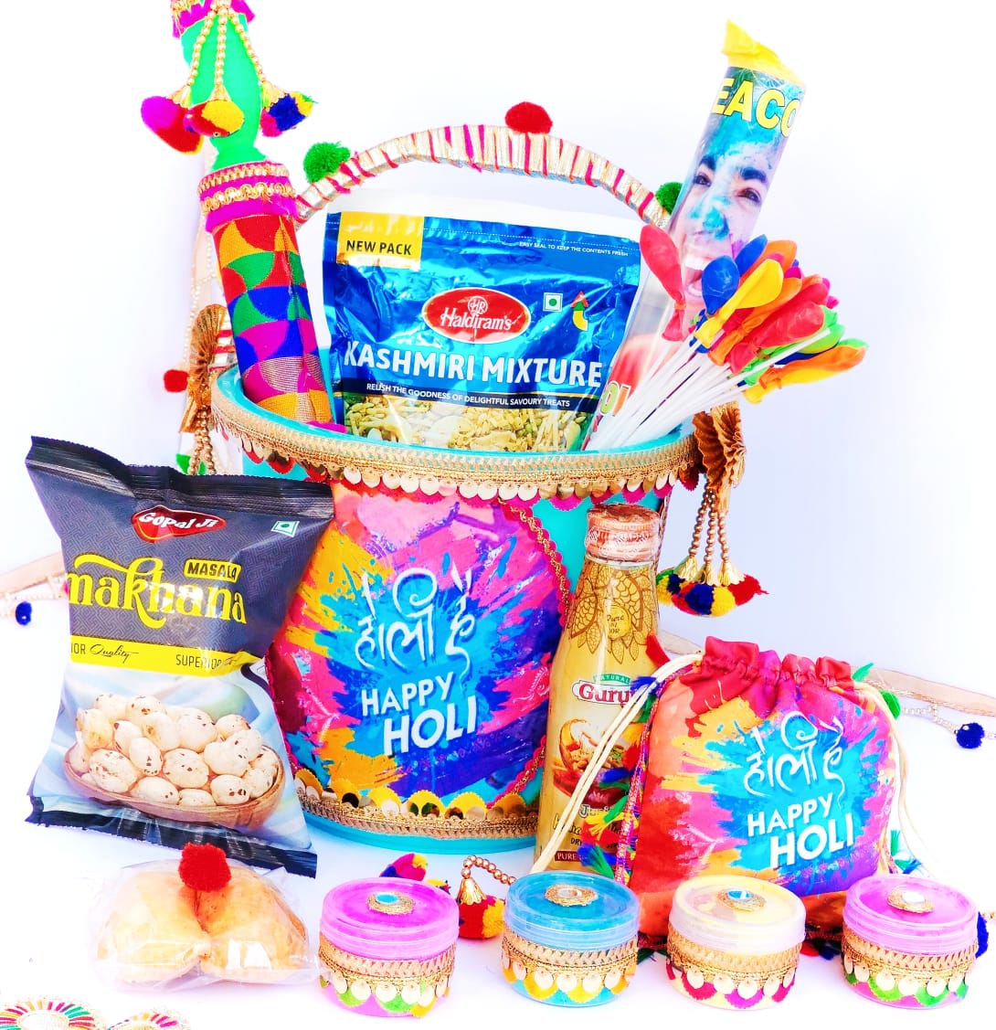 Premium Holi Bucket Hamper