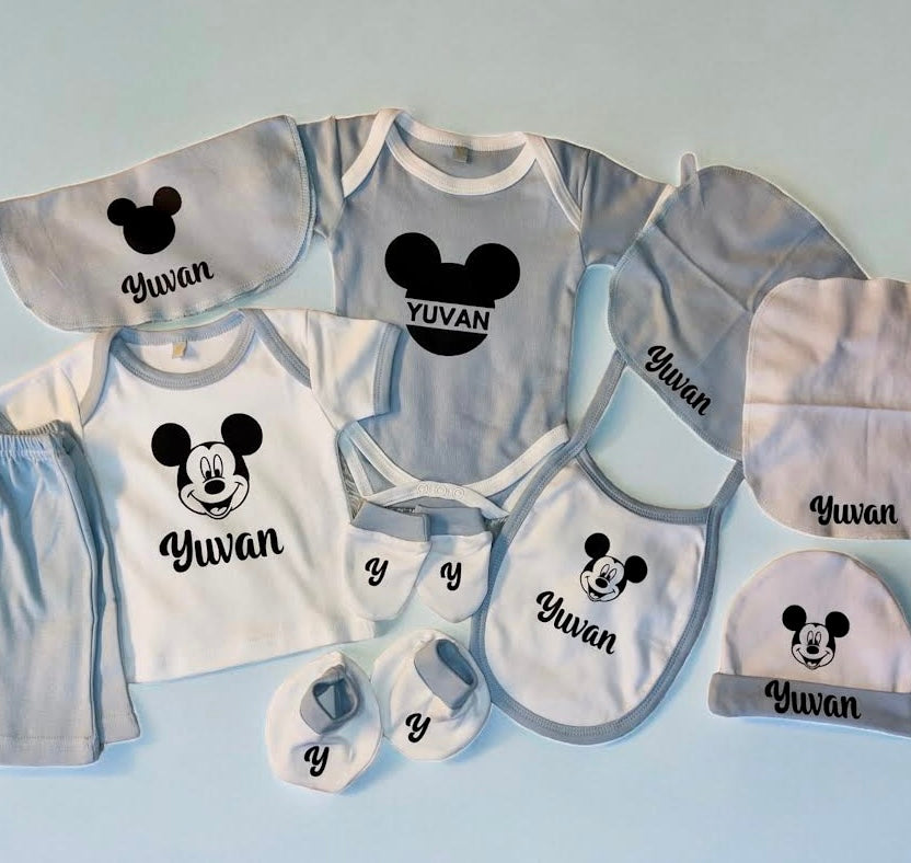 Customised Baby Clothing (10 in 1 ) set
