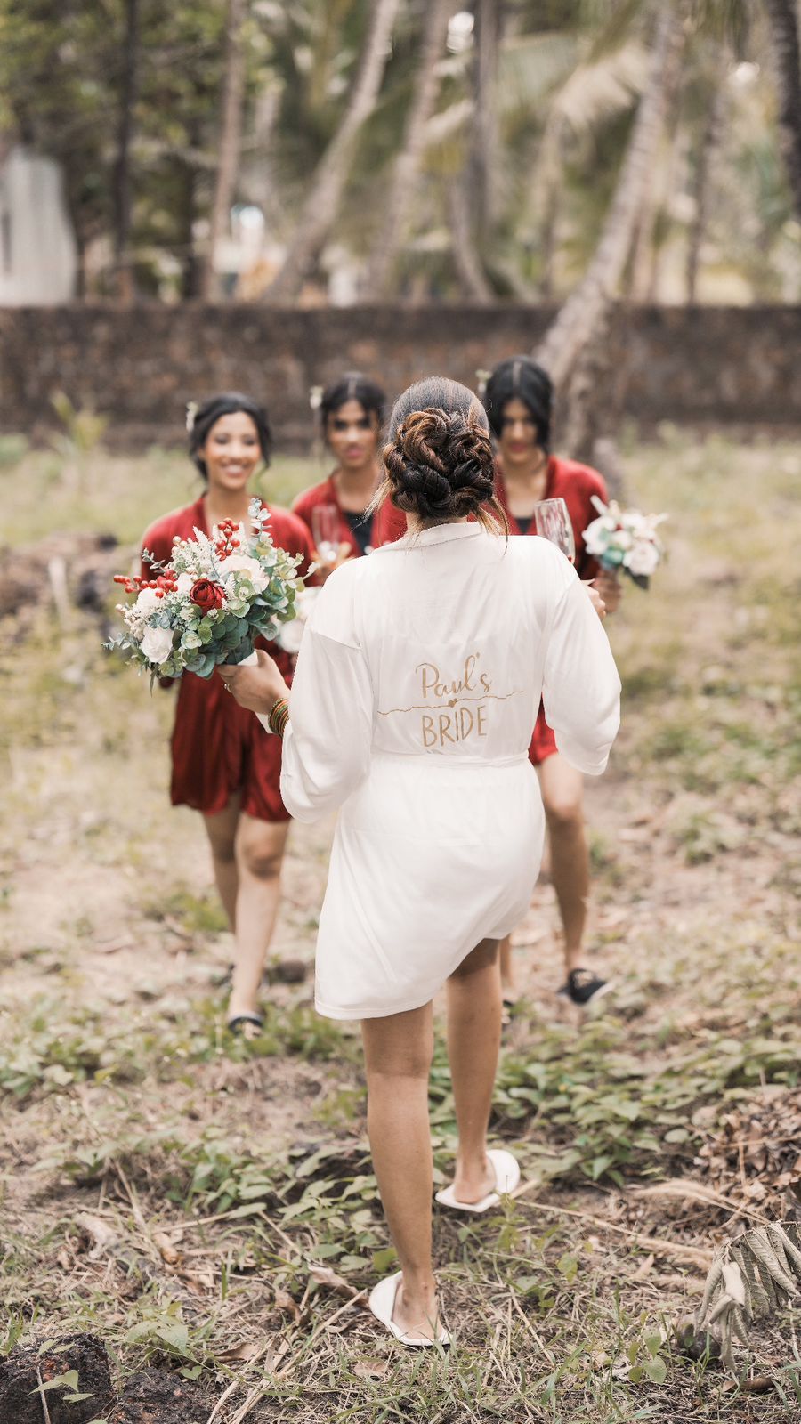 PERSONALISED BRIDE ROBE