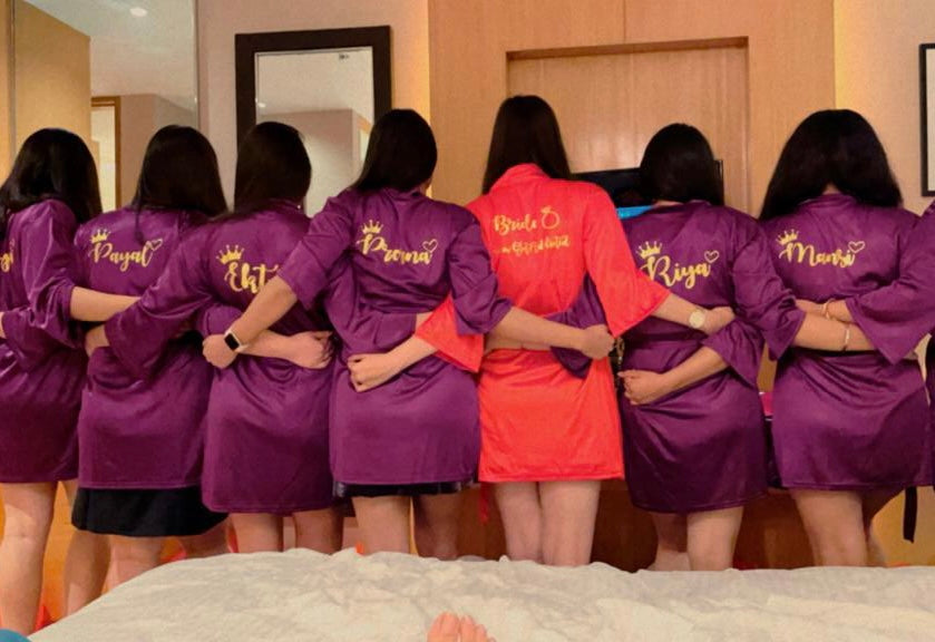 BRIDE SQUAD PERSONALISED ROBES (Set of 10)