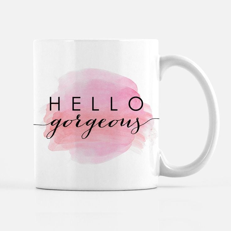 Customised Hello Gorgeous Mug