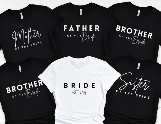 BRIDE’S FAMILY CUSTOMISED TSHIRT