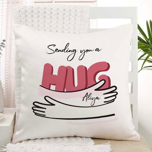 Sending you a Hug Customised Cushion