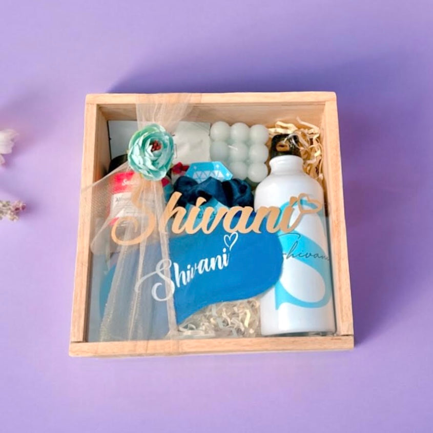 Customised Bridesmaid Hampers for Bride’s Babe