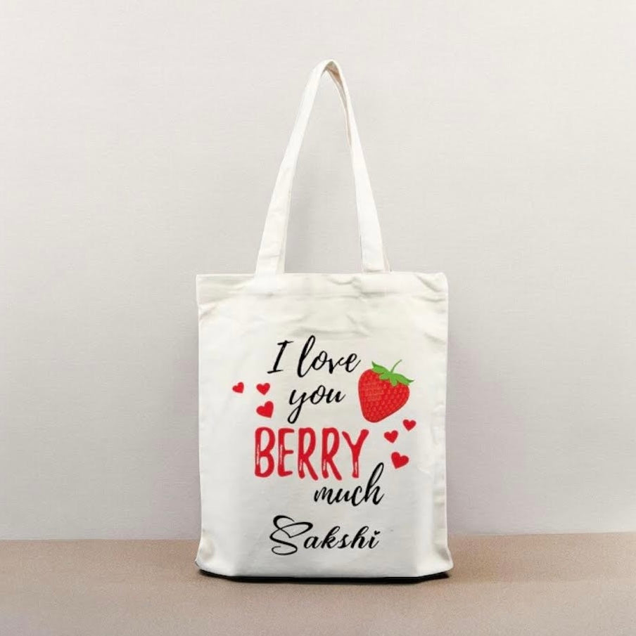 I Love You Customised Tote Bag