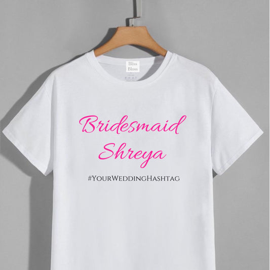 Bridesmaid Customised Tshirt