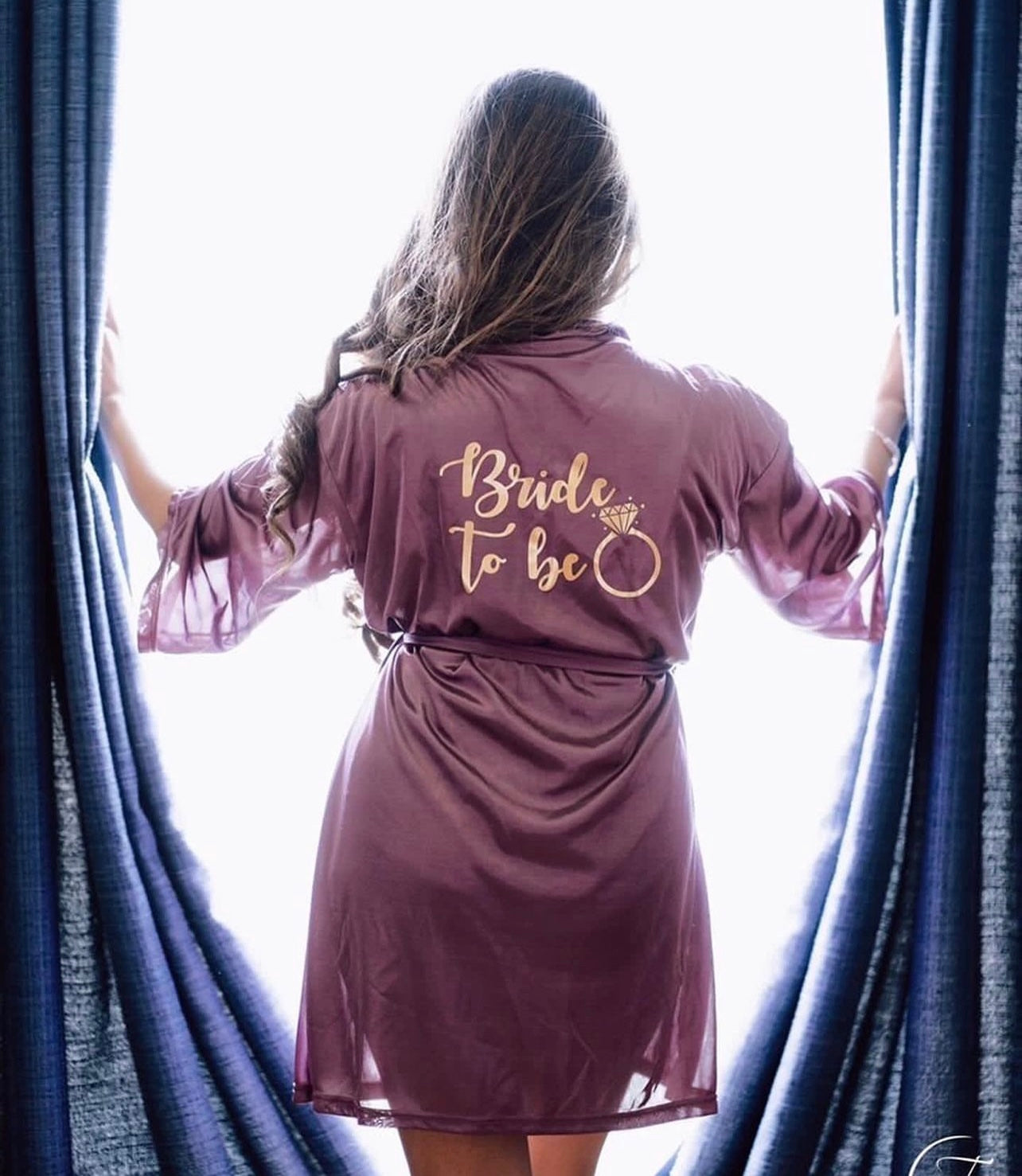 PERSONALISED BRIDE ROBE