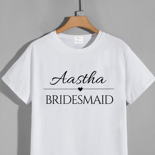 Team Bride Customised Tshirt