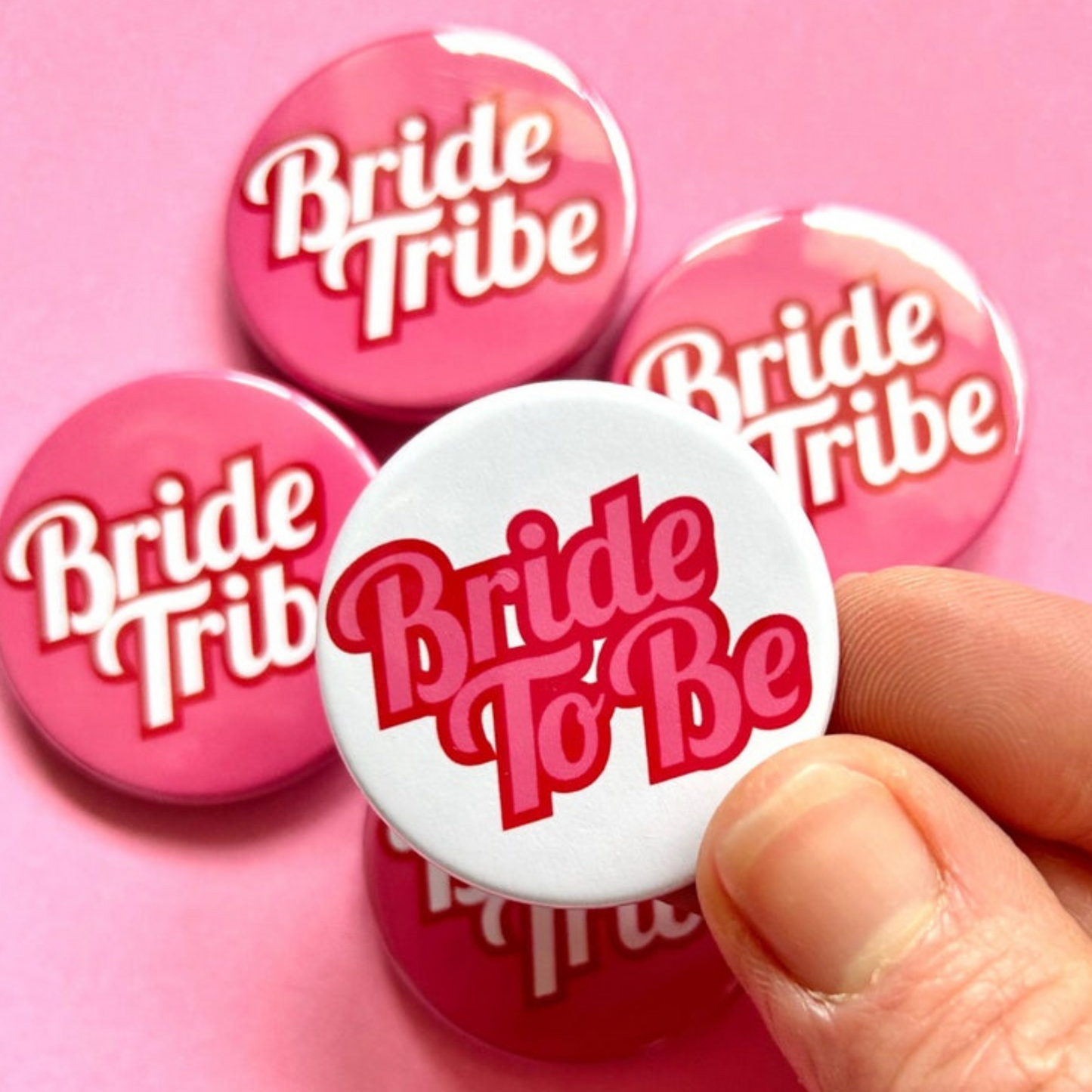 Bride Tribe Customised Badges