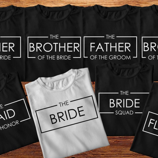 Customised Bride’s Family Tshirt