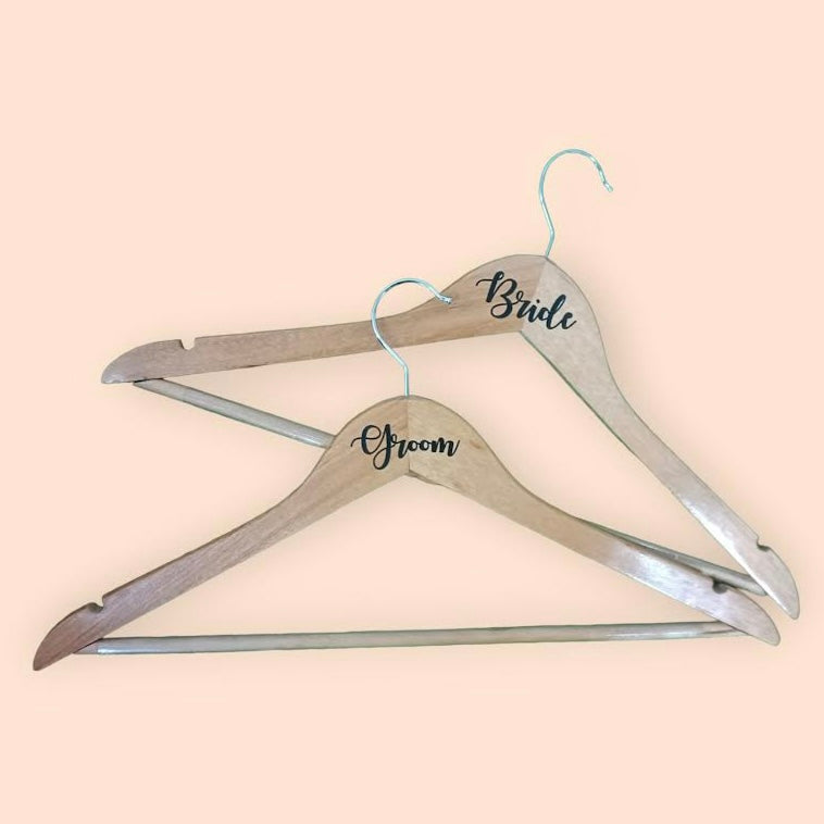 Customised Bride & Groom Hanger