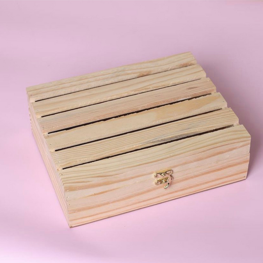 Pinewood crate box